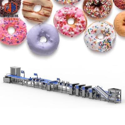 China Hoogwaardige donut productielijn semi-automatische donut gietlijn voor voedselfabriek Te koop