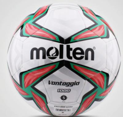 China Durable Hot Sale Molten Soccer Football Ball Thermal Bonded PVC/PU Laminated Soccer Ball for sale