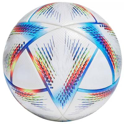 China Goods Wholesale 2022 Qatar World Cup Size 5 Match Football Official Thermal Soccer Ball PU/PVC Balls for sale