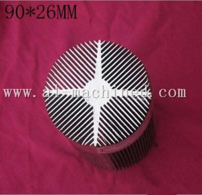 China Item 111,round extruded aluminum profile heatsink in china, cooler for led lights,round heatsink in china for sale