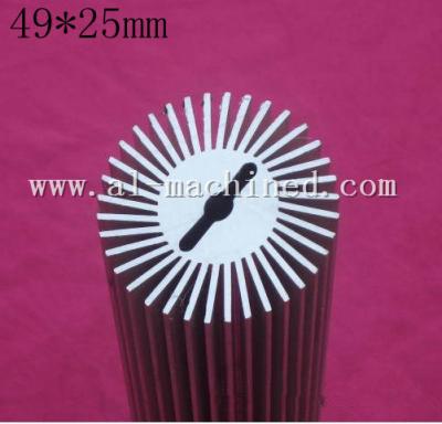 China Item 176.Machined LED Cooling in china, AL6063 Extruded Profiles LED Light Radiator,hot item round heatsinks in china for sale