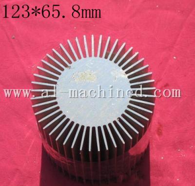 China Item-09,108mm round cooler,made order aluminum extrusion profile led heatsinks,Anodized Heat Sink For LED Round Shape for sale