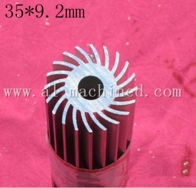 China Item-18,35mm round cooler for led light in china,AL6063 Extruded Profiles LED Cooler for sale