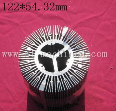 China Item-21,122mm AL6063 Extruded Profiles LED Cooler in china,sunflower heatsink for led light for sale