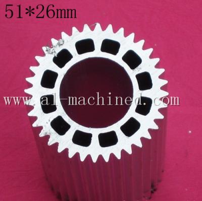 China Item-42,51mm round aluminum extrusion profiles led heatsinks in china,customized heatsink,al-6063 heat sink for sale