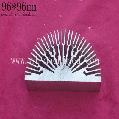 China Item 196.Machined LED Cooling in china, AL6063 Extruded Profiles LED Light Radiator,hot item round heatsinks in china for sale