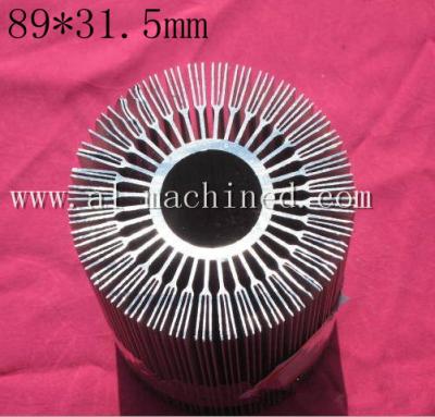 China H-85, Extruded Profiles LED Street Light Radiator, round shape Heatsink for led light , Cooler in china for sale