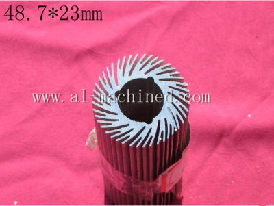 China H-84, Extruded Profiles LED Street Light Radiator, round shape Heatsink for led light , Cooler in china for sale