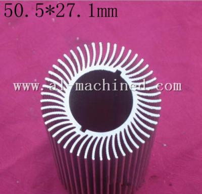 China Item 172.Machined LED Cooling in china, AL6063 Extruded Profiles LED Light Radiator,hot item round heatsinks in china for sale