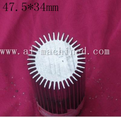 China Item 151.Machined LED Cooling in china, AL6063 Extruded Profiles LED Light Radiator,hot item round heatsinks in china for sale