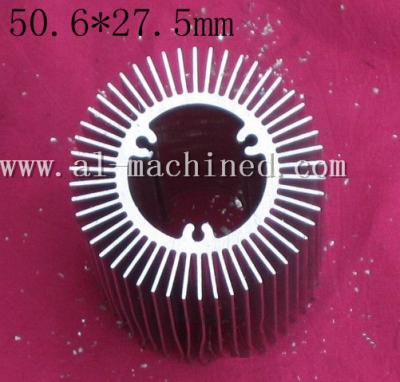 China Item 160.Machined LED Cooling in china, AL6063 Extruded Profiles LED Light Radiator,hot item round heatsinks in china for sale