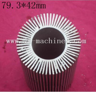 China Item 169.Machined LED Cooling in china, AL6063 Extruded Profiles LED Light Radiator,hot item round heatsinks in china for sale