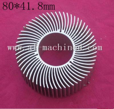 China Item 182.Machined LED Cooling in china, AL6063 Extruded Profiles LED Light Radiator,hot item round heatsinks in china for sale