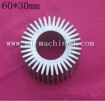 China Item 191.Machined LED Cooling in china, AL6063 Extruded Profiles LED Light Radiator,hot item round heatsinks in china for sale