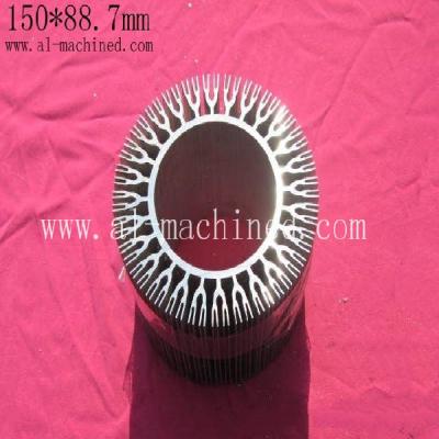 China H-63,AL6063-T5 Extrusion LED Cooler in china,extrusion heat sink,round heatsink.Anodized Heat Sink In Round Shape for sale