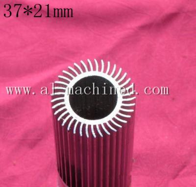 China H-75,Extrusion LED Cooler in china,extrusion heat sink,round heatsink.Anodized Heat Sink In Round,LED light heatsink for sale