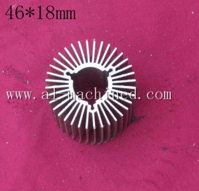 China H-50,AL6063-T5 Extrusion LED Cooler in china,extrusion heat sink,Aluminum Profile Anodized Heat Sink In Round Shape for sale