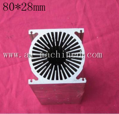 China H-74,Extrusion LED Cooler in china,extrusion heat sink,round heatsink.Anodized Heat Sink In Round,LED light heatsink for sale