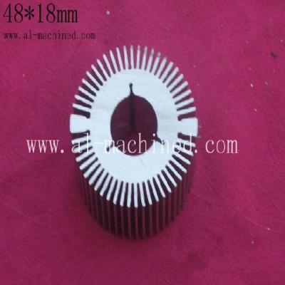 China Item 419,Machined LED Cooling in china, AL6063 Extruded Profiles LED Light Radiator,hot it for sale