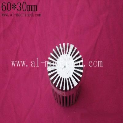 China Item 125,Machined LED Cooling in china, AL6063 Extruded Profiles LED Light Radiator,hot it for sale