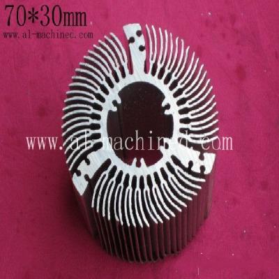 China Item 834,Machined LED Cooling in china, AL6063 Extruded Profiles LED Light Radiator,hot it for sale