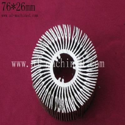 China Item 441,Machined LED Cooling in china, AL6063 Extruded Profiles LED Light Radiator,hot it for sale