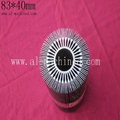 China Item 98,Machined LED Cooling in china, AL6063 Extruded Profiles LED Light Radiator,hot it for sale