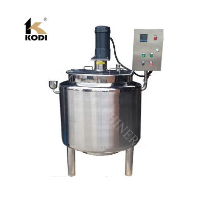 China KODI GMP Liquid Standard Industrial Liquid Mixer Mixing Tank for sale