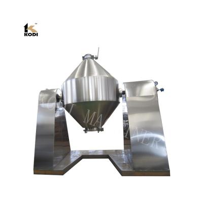 China Powder Model W Dry Powder Double Cone Powder Mixer Cone Blender for sale