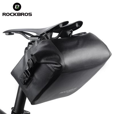 China Waterproof Handlebar Bicycle Bags 3L Waterproof Front Tube Pocket Universal Shoulder Pack Pannier Pouch Bike Recycling Accessories for sale