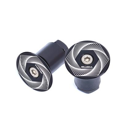 China Alluminium Alloy+Rubber 1Pair Bike Handlebar Ends Aluminum Foldable Grip Bar Grip Handle Bar MTB Road Bike Mount MTB Bicycle Cycling Accessories for sale