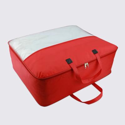 China Large Capacity Sustainable Waterproof PVC Household Quilt Storage Transparent Bags for sale