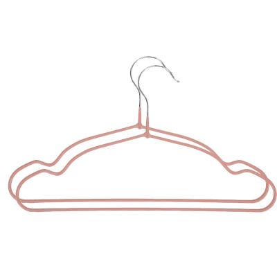 China Clothes Drying Factory Manufacture Kids Wegiht Lightweight Colorful Garment Hanger For Clothes for sale