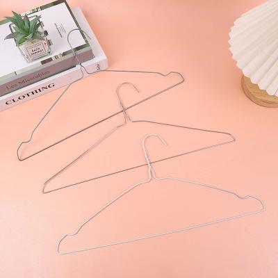 China Clothes Drying Wholesale Disposable Blue Metal Hanging Hangers For Dry Cleaning Shop for sale