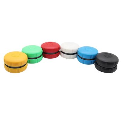 China Plastic Portable Plastic Burger Shape 2 Types Matte Herb Grinder Smoking Accessories Wholesale for sale