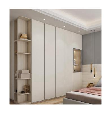 China Modern Professional Manufacturer Bedroom Wall Large Solid Wood Wardrobe For Clothes Storage for sale