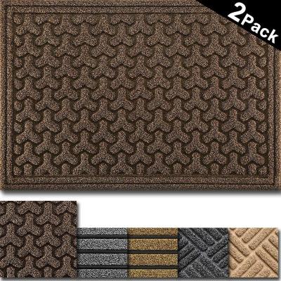 China Wholesale Outdoor Printed Floor Mat Durable Rubber Door Mat PVC Anti Slip Scratch Door Mat Factory Anti-bacteria for sale