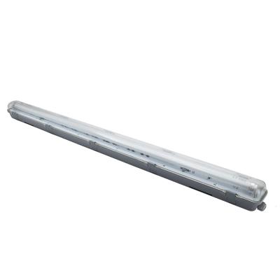 China Waterproof IP65 LED Factory Fixture 1x18w 1x36w 1x58w 2x18w 2x36w 2x58w T8 Fluorescent Light Fixture for sale