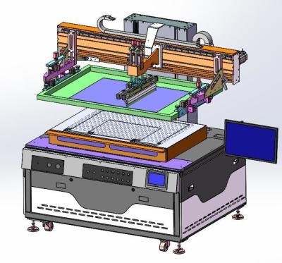 China CCD high precision screen printer, pet film silkscreen printing machine, transfer paper heat screen printing for sale