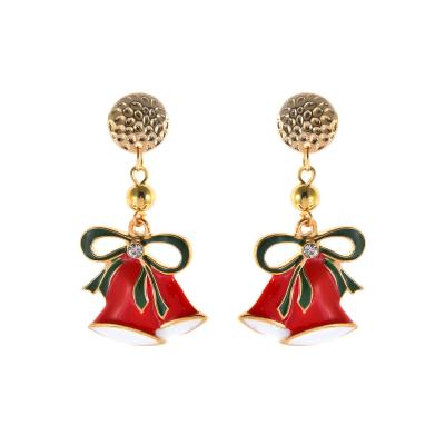 China Bell Stud Earrings Christmas Gift Set Christmas Stud Earrings For Christmas 2022 for sale