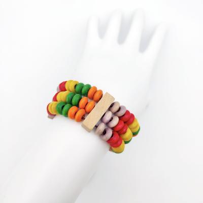 China Europe Natural Wooden Bead Bracelet Olive Wood Bracelet for sale