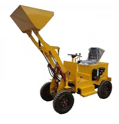 China 1,5 carregador de Mini Front End Diesel Backhoe Agricultural da roda de Ton Multifunctional Small Loader Four à venda