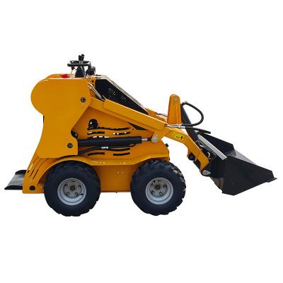 China Envío gratuito SkidSteer Mini Cargador de ruedas Crawler Skid Steer Cargador pequeño eléctrico Skid Steer Cargador 200KG 400KG en venta