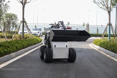 China Vorne hochwirksamer Mini-Skid-Steer-Lader mit 200 kg zu verkaufen