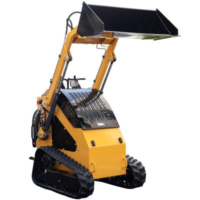 China 200 kg Epa Máquinas de construcción Pequeñas máquinas chinas internacionales Mini Skird Steer Loader con balde Mulcher Skirdsteer Loader en venta