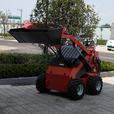 China Cheap Mini Skid Steer Loader diesel Mini Skid Steer Loaders Crawler Wheel Loader Mini 360kg 380kg for sale