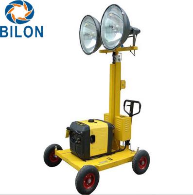 China 4X400W Diesel Generator Light Tower Industrial Portable Outdoor Light Tower for sale