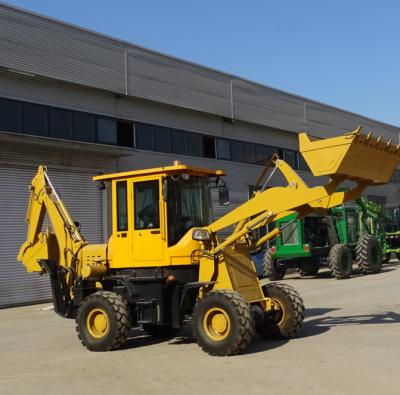 China carregador do trator do carregador da roda 1600kgs mini/Backhoe da parte dianteira com a cabine ampliada do operador à venda