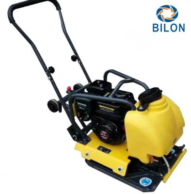 China 5.5HP Walk Behind Gasoline Vibratory Plate Compactor For Building Foundation for sale