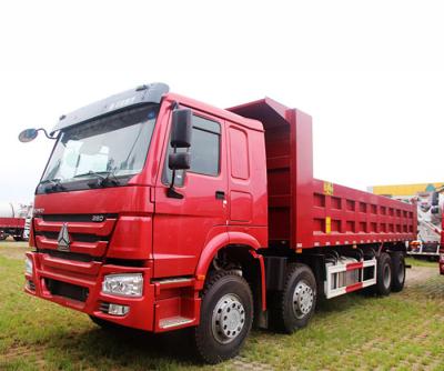 China Sinotruk Howo 50T 12 de Vrachtwagen Op zwaar werk berekende Paardekracht 351 van de Speculant8x4 Stortplaats - 450hp Te koop